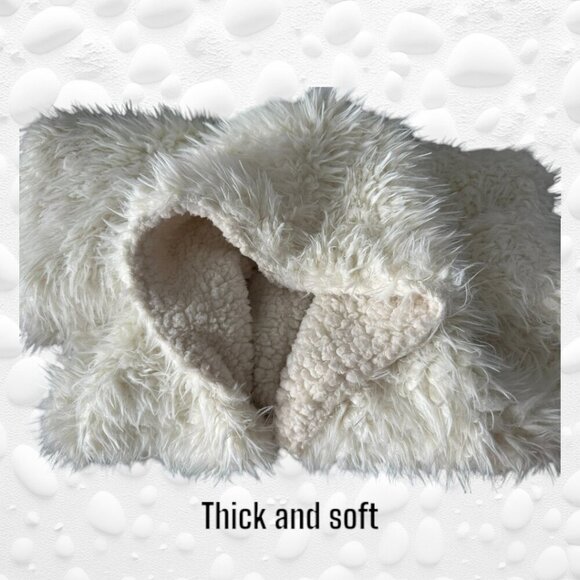 White Faux Fur Soft and Cuddly Vest - L (Fits Like M) - Picture 5 of 9